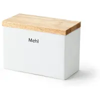 Continenta Vorratsdose Keramik, weiß 20x10x14,5 cm 3927 4017167392707