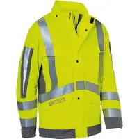 Kübler Wetterjacke PROTECTIQ HIGH VIS ARC2 PSA 3 warngelb/anthrazit Form 1395 Größe XL