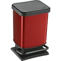 Rotho Paso, 20 l, Rechteckig, Metall, Kunststoff, Rot, Kunststoff, Terrasse