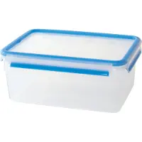 EMSA CLIP & CLOSE FRISCHHALTEDOSEN, Box, Rechteckig, 3,7 l, Transparent, Polypropylen (PP), Thermoplastisches Elastomer (TPE), Deutschland