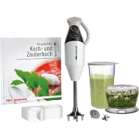 Esge -Zauberstab M 160 G Gourmet, Stabmixer weiß, mit Zubehör, bis 15.000 U/Min, 90610