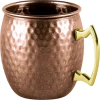 Aps Tønde Kobber Krus Moscow Mule Hammeret
