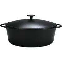 Karl Krueger Karl Krüger 62034 Gusseisen-Gansbräter Rustica - 34 x 27 x 12,5 cm - emailliert - außen u. innen schwarz matt