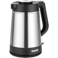 Unold Thermowasserkocher 1,5l schwarz/Edelstahl