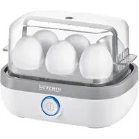 Severin EK 3164 Eierkocher 6 Eier 420Watt weiß/grau