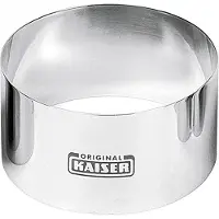 Kaiser Dessert-und Vorspeisering Piccantini Ø8cm Edelstahl 2er Satz