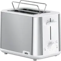 Braun HT 1510, 2 Scheibe(n), Edelstahl, Weiß, Kunststoff, Edelstahl, 900 W, 188 mm, 318 mm