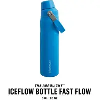Stanley Isolierflasche The Aerolight Iceflow Bottle Fast Flow 0,6l Azure