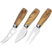 Bérard Käsemesserset Olivenholz 3teilig