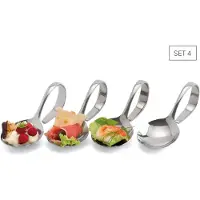 Weis Gourmetlöffel aus Edelstahl Set 4