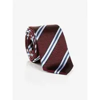 MONTI Krawatte "THOMA" aus reiner Seide – mit klassischem Streifen-Dessin und Twill-Struktur