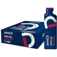 Amacx Schachtel Mit Energiegelen Himbeere 60ml 12 Einheiten