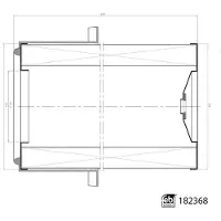 FEBI BILSTEIN Luftfilter FEBI 182368