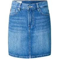 Pepe Jeans für Damen. PL9011244A2 Minirock blau (XS), Lässig, Baumwolle, Denim