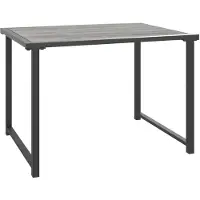 vidaXL Gartentisch Anthrazit 55x40x37 cm Stahl