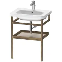 Duravit Handtuchhalter DURASTYLE 440x590mm m Ablage taupe/nussbaum massiv