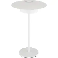Globo Lighting Tischleuchte Metall weiß matt, LED