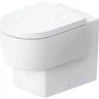 Duravit Balcoon Stand-WC 207109AC00 37x54cm, 4,5 l, Rimless, Abgang waagerecht, weiß Seidenmatt