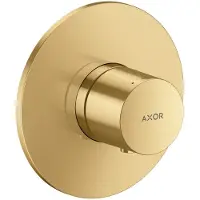 Axor One Thermostatmodul Unterputzmodell, 48711250, Farbe: Brushed Gold Optic