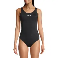 FILA Saki Racer Back Swimsuit Black Größe: S | Badeanzüge Outlet | Damen | Schwarz