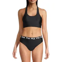 FILA Sorano Racer Back Bikini Black Größe: XS | Bikinis Outlet | Damen | Schwarz