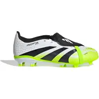 Adidas Kinder Predator League Zunge FG/MG Kunstrasen/Naturrasen Fußballschuhe Cloud White/Core Black/Lucid Lemon