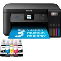 Epson EcoTank ET-2850, Tintenstrahl, Farbdruck, 5760 x 1440 DPI, Farbkopieren, A4, Schwarz