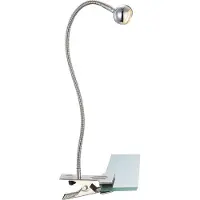 Globo Klemmleuchte Serpent Nickel