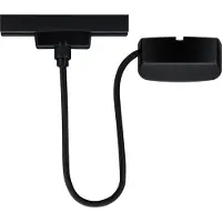 Paulmann URail Kabeleinspeisung Zigbee 1 m, schwarz matt, schwarz, Kunststoff