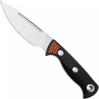 Kizer Cutlery Vanguard Evenki 3, 1099A1 Stonewashed AEB-L, Black G10, Fahrtenmesser, Azo Design