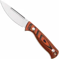 Kizer Cutlery Vanguard Evenki 2, 1098A1 Stonewashed AEB-L, Orange Black G10, Fahrtenmesser, Azo Design