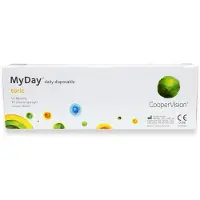 CooperVision Toric (30er Packung) Tageslinsen (0.5 dpt, Zyl. -1.75, Achse 10 & BC 8.6) mit UV-Schutz für Allergiker & trockenere Augen