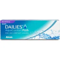 Alcon AquaComfort Plus Multifocal (30er Packung) Tageslinsen (0.5 dpt, Addition Low (0.50-1.25) & BC 8.7) für Allergiker & trockenere Augen