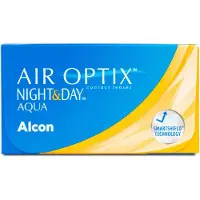 Alcon Night & Day AQUA (6er Packung) Monatslinsen (3.25 dpt & BC 8.6)