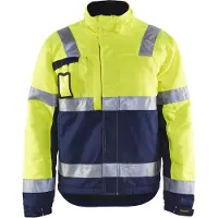 Blakläder Herren Warnjacke Winter 4862 gelb, marine Grösse S