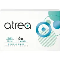 Atrea Excellence 1 Month Toric (6er Packung) Monatslinsen (1.75 dpt, Zyl. -1.25, Achse 10 & BC 8.6)
