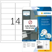 Herma Ablösbare Adressetiketten A4