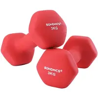 Songmics Hanteln 2er Set rot SYL66RD