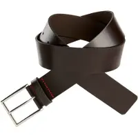 HUGO für Herren. 50541171 Olpianischer brauner Gürtel (115 cm), Lässig, Leder