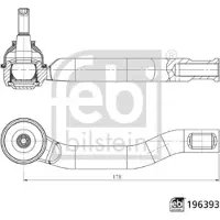 FEBI BILSTEIN Spurstangenkopf FEBI 196393
