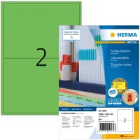 Herma 4569, Grün, Rechteck, A4, Universal, Matte, Laser/Inkjet