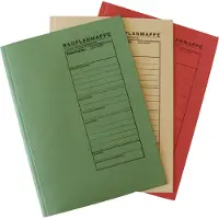 Rnk Verlag Bauplanmappe, (B)230 x (H)318 mm, farbig sortiert