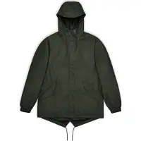 Rains - Wasserfeste und winddichte Jacke &ndash; Unisex &ndash; Fishtail Jacket W3 - Fishtail Jacket W3 Green für Herren - Größe L - Grün