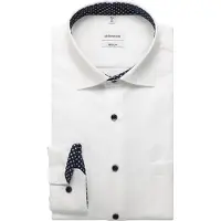 Seidensticker Businesshemd "Schwarze Rose", Herren, Gr. 3XL (47), normale Ärmellängen, weiß, 100% Baumwolle, unifarben, regular fit, 2-Knopf-Manschette, Hemden Businesshemd, Regular 1/1 Kentkragen Uni
