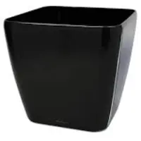 Lechuza 'Quadro LS 28', schwarz, ca. 28 x 28 x H 26 cm