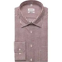 Seidensticker Businesshemd "Schwarze Rose" Regular 1/1 Covered-Button-Down-Kragen Karo
