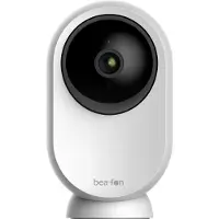Beafon Tracer 2T, IP-Sicherheitskamera, Drinnen, Kabelgebunden, Amazon Alexa & Google Assistant, Tisch/Bank, Schwarz, Weiß