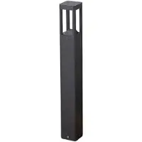 LUCANDE LED-Wegeleuchte Bernd, 60 cm, anthrazit, Aluminium