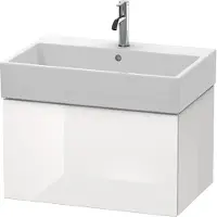 Duravit Waschtischunterbau L-CUBE 394x684x459mm basalt matt