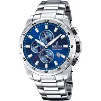 Festina Timeless Chronograph Armbanduhr Edelstahl Datum 10Bar F20463/2
